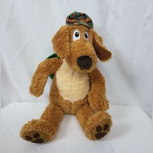 Kohl's Cares Go Dog Go 18" Dr. Seuss‎ Stuffed Plush Animal Green Scarf Plaid Hat